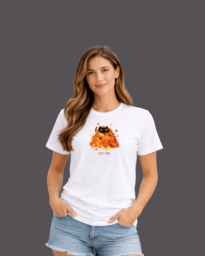 Cozy Time Cat T-shirt