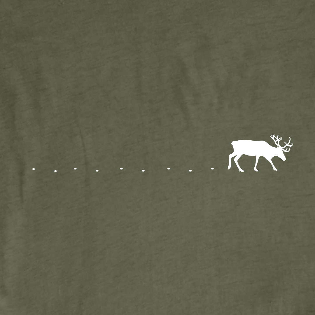 "Deer Path" graphic T-shirt