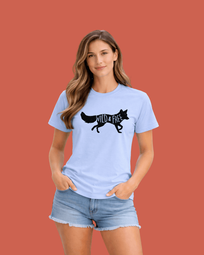 Wild and Free Fox T-shirt