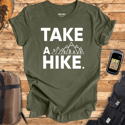 "Take A Hike" graphic T-shirt