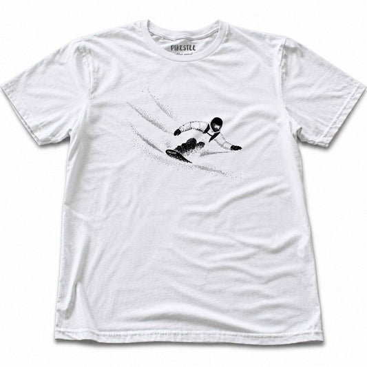Snowboard Flow T-shirt - White