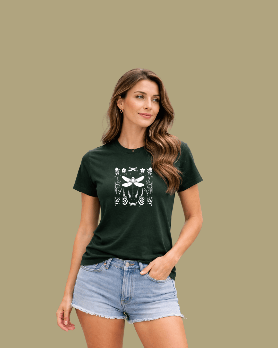 DragonFly Pattern T-shirt