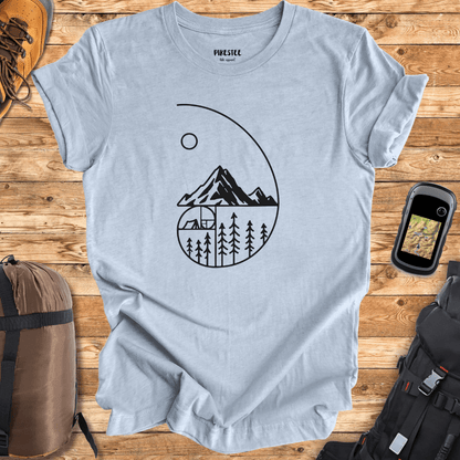 "Mountain Golden Rule" graphic T-shirt