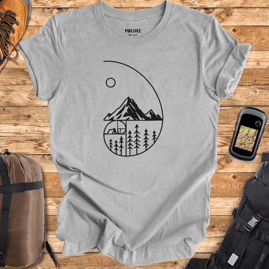 "Mountain Golden Rule" graphic T-shirt