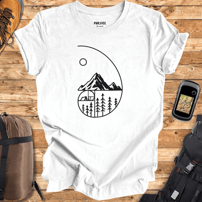 "Mountain Golden Rule" graphic T-shirt