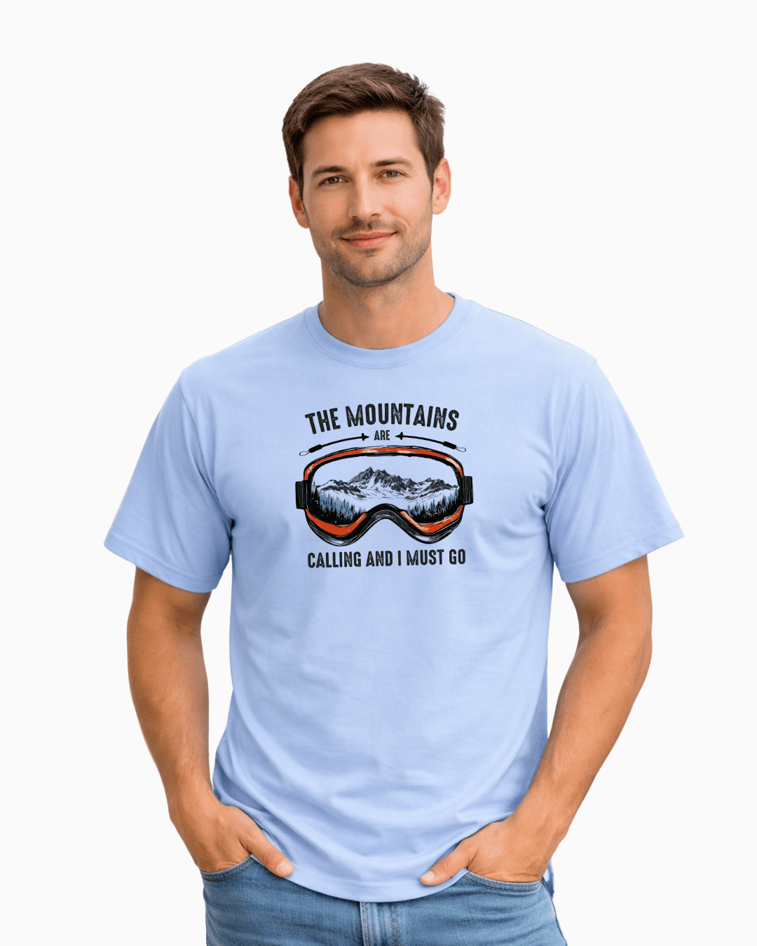 The Mountains are Calling Mask T-shirt