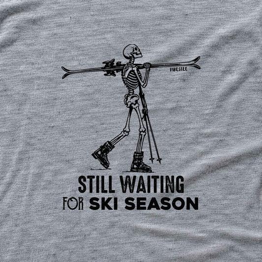 Still Waiting For Ski Season T-shirt - Sport Grey - hero