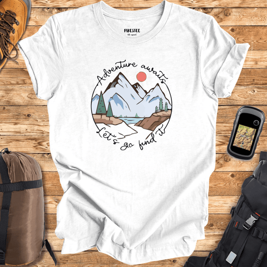 "Adventure Awaits, Let Find It" Graphic T-shirt