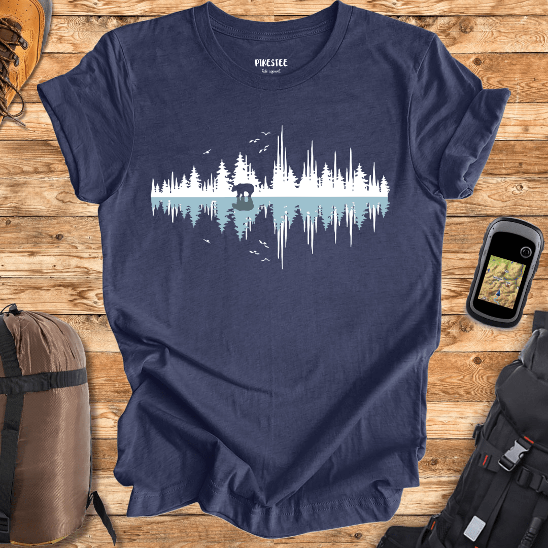 "Listen To Nature, Bear" Graphic T-shirt