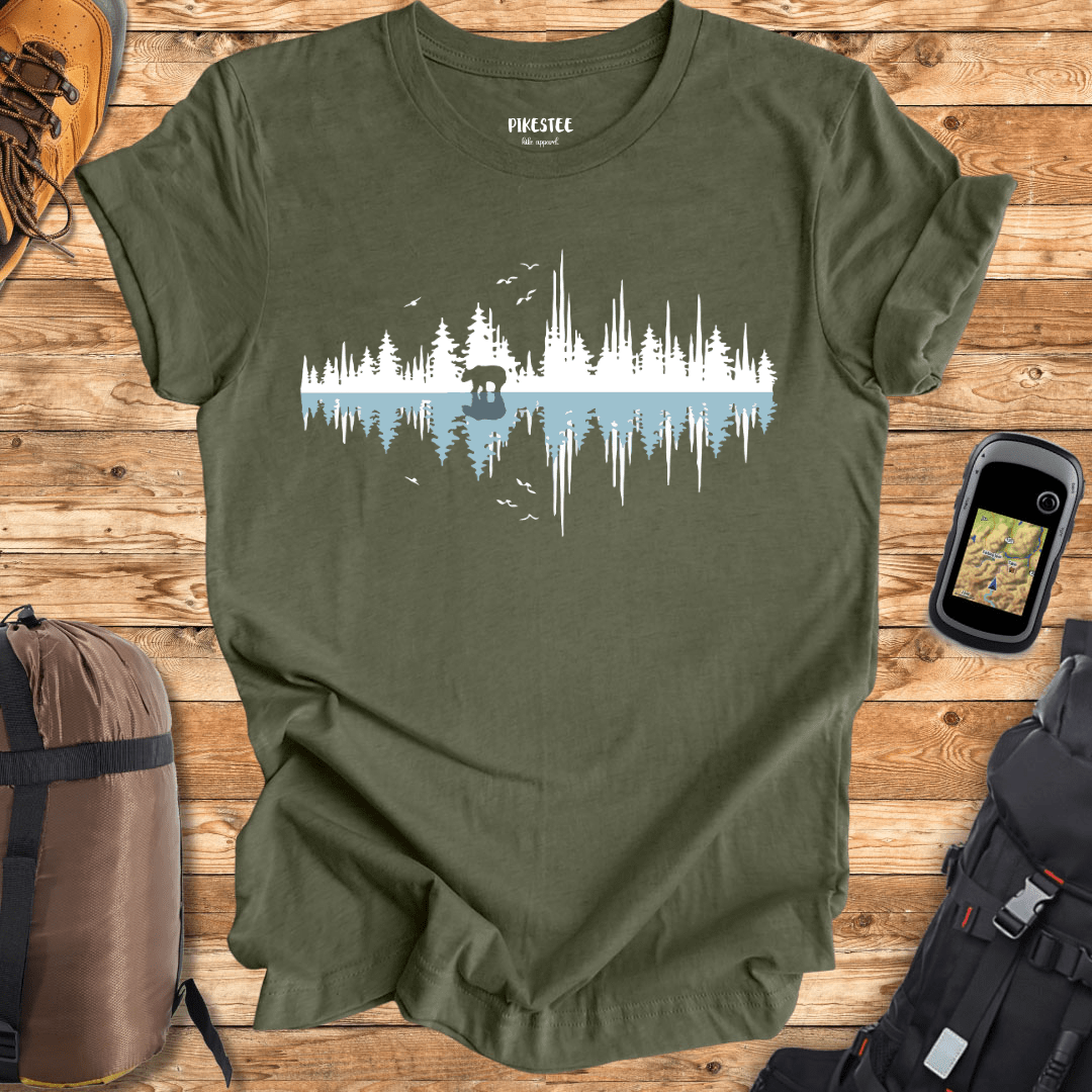 "Listen To Nature, Bear" Graphic T-shirt