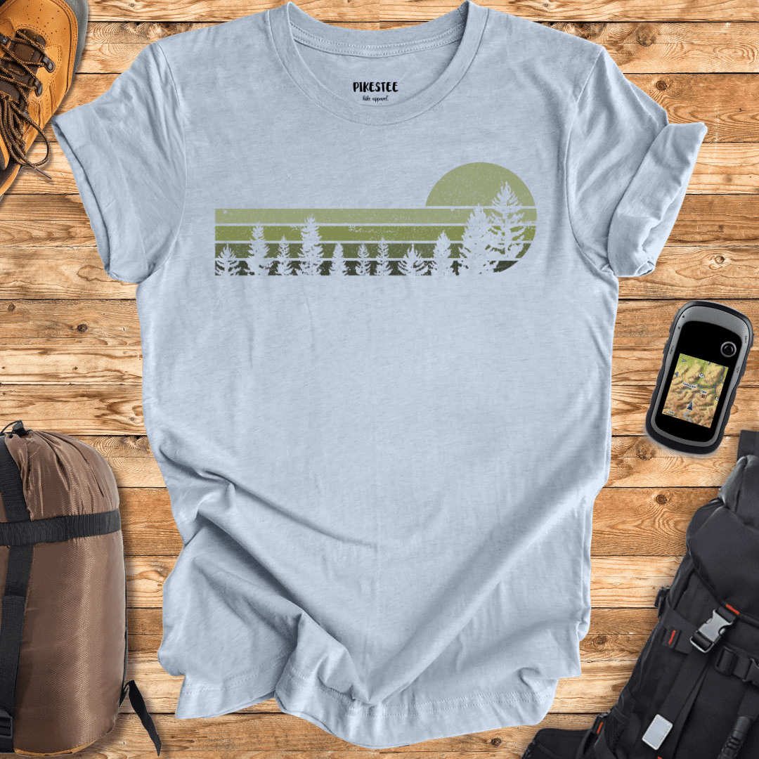 "Green Nature Landscape" Graphic T-shirt