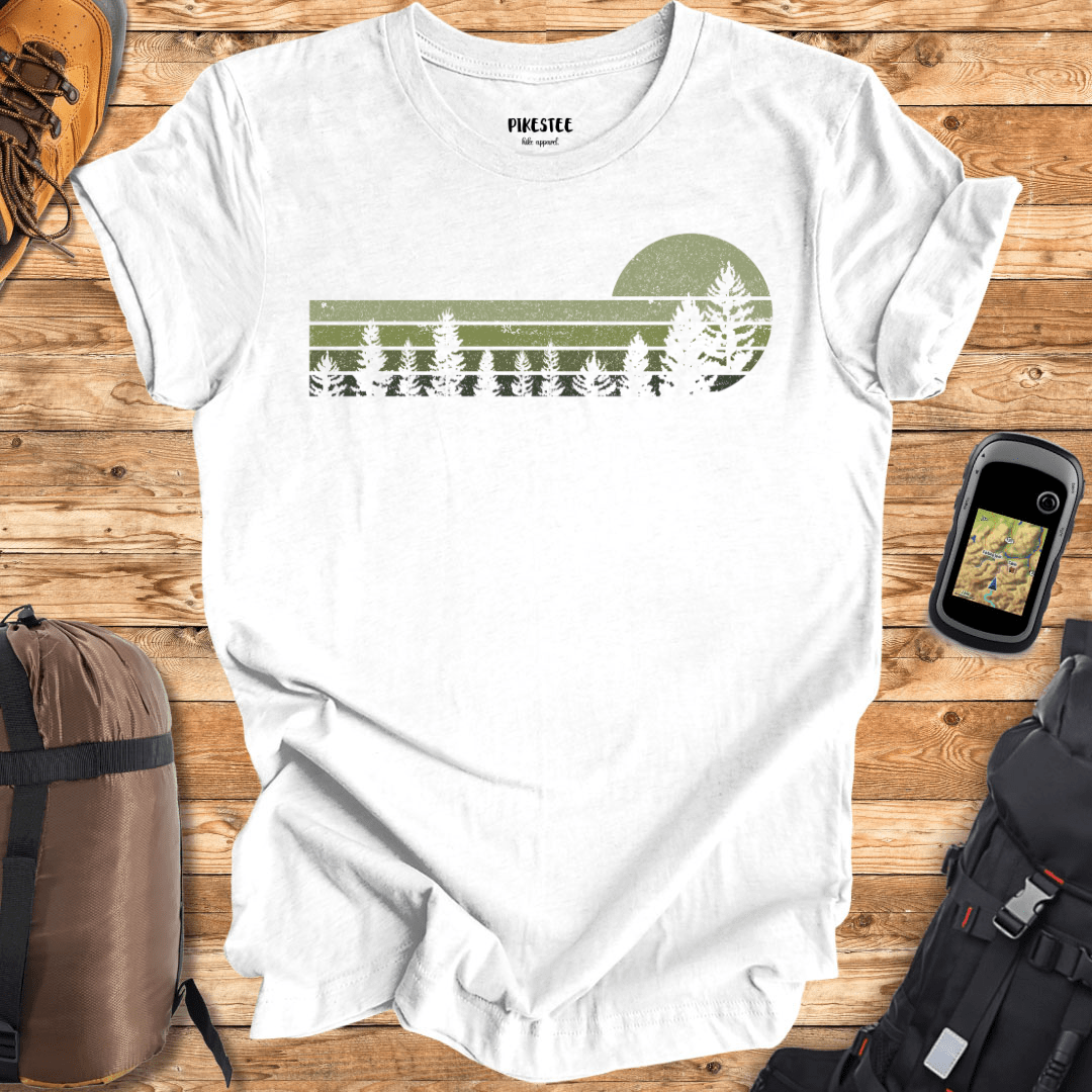 "Green Nature Landscape" Graphic T-shirt