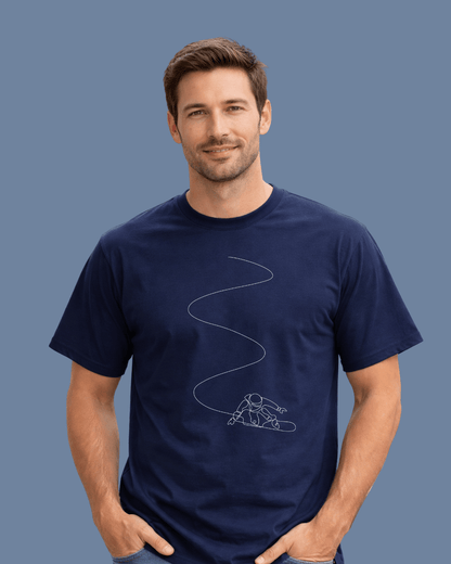 Snowboarder Slalom Art T-shirt