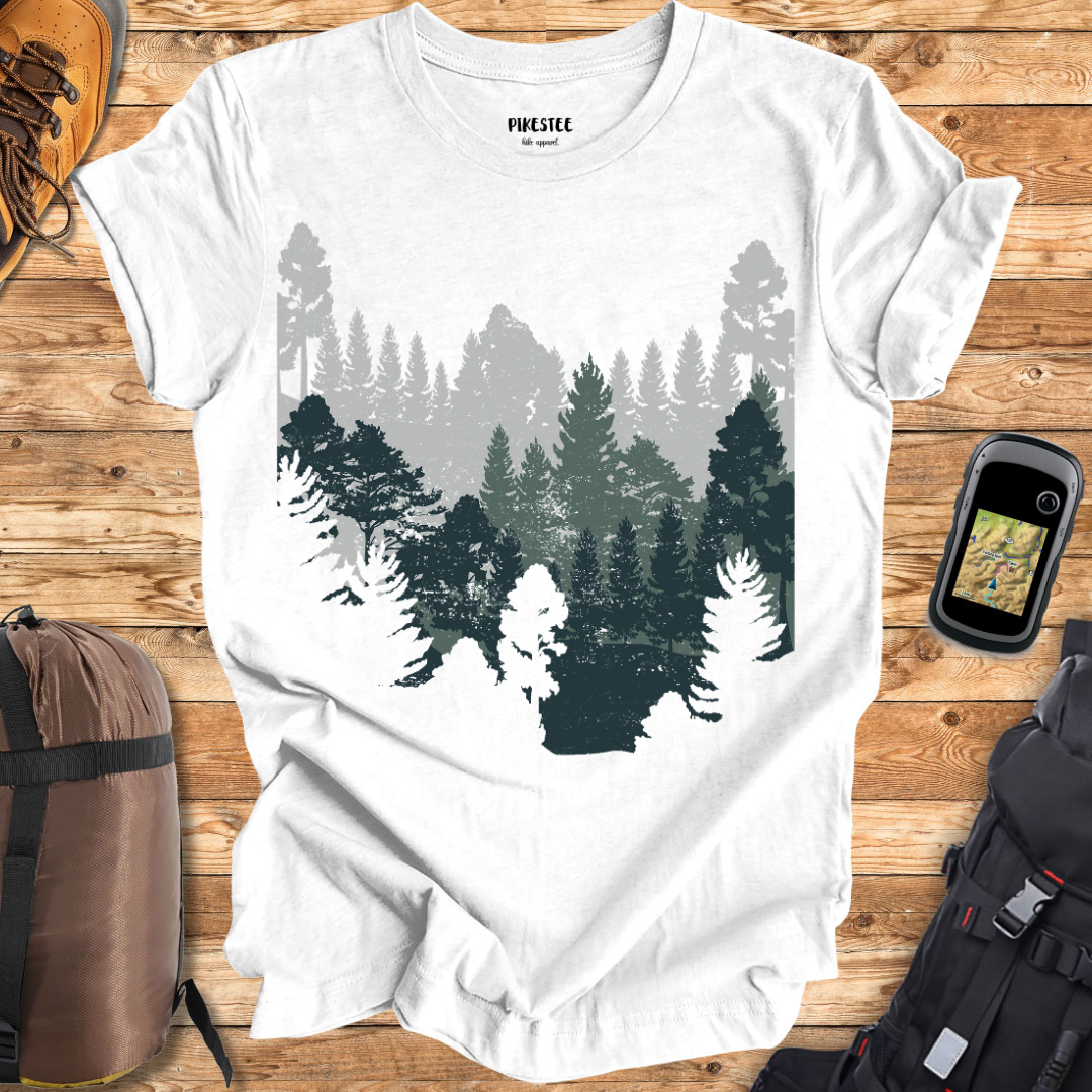 "Night Nature WildLife Trees" Graphic T-shirt