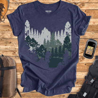 "Night Nature WildLife Trees" Graphic T-shirt