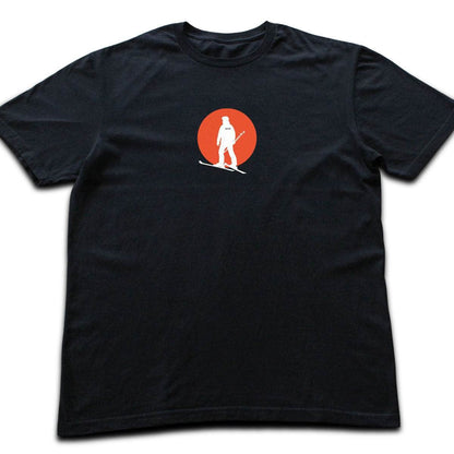 Skier Sunset T-shirt - Black