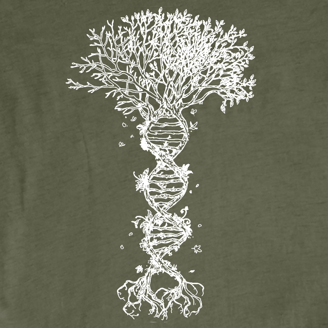 "Hand Drawn DNA Tree" Graphic T-shirt