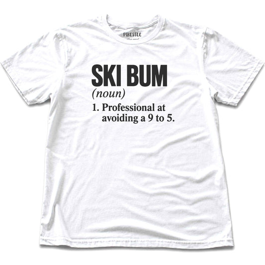 Skibum Def T-shirt - White