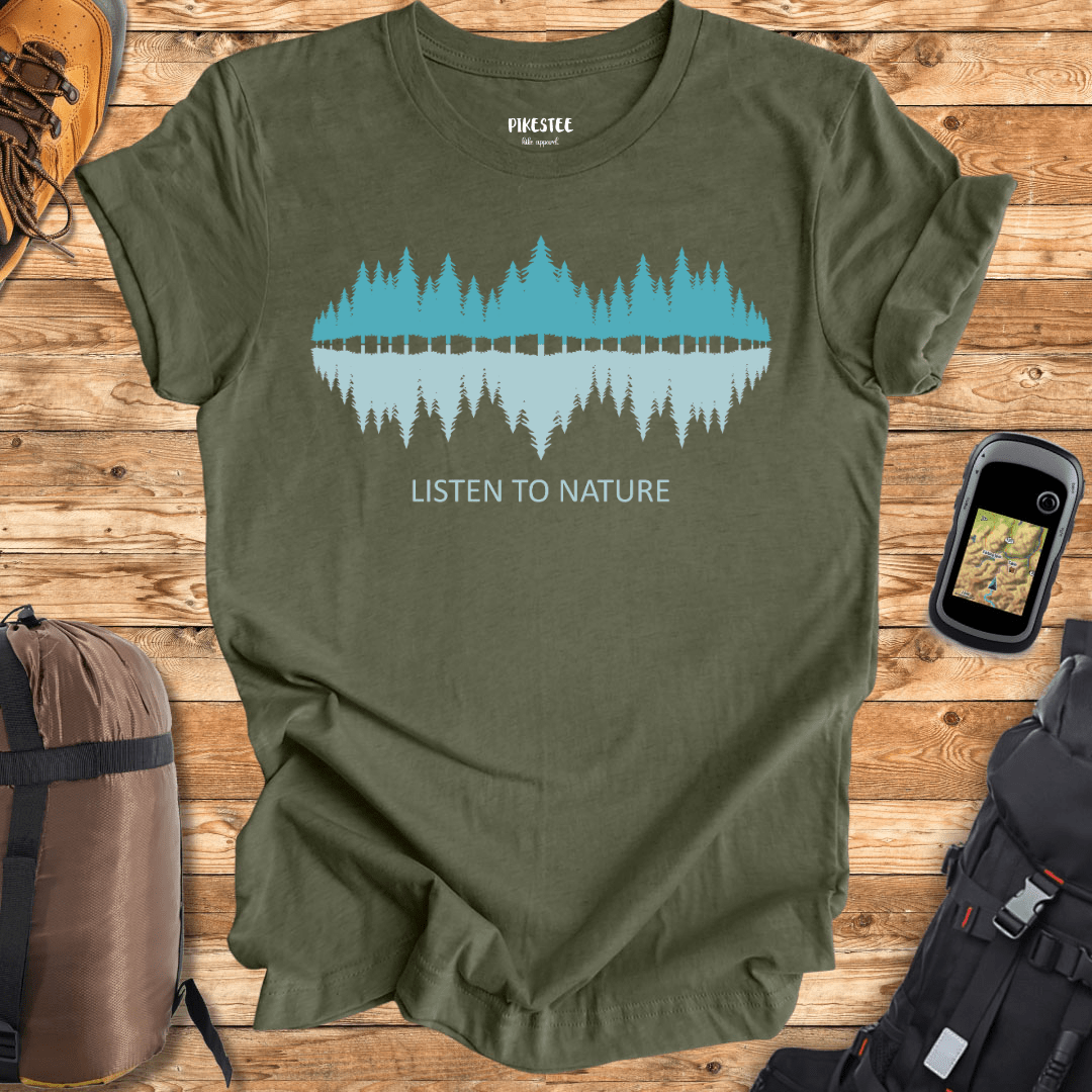 "Listen To Nature" Graphic T-shirt