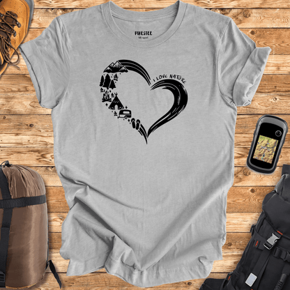 "I Love Nature" Graphic T-shirt