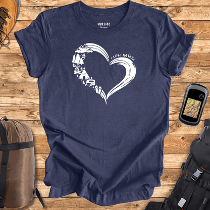 "I Love Nature" Graphic T-shirt