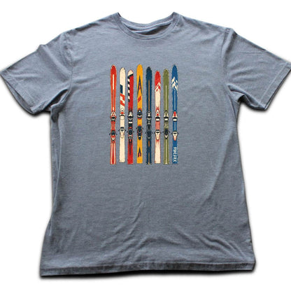 Vintage Ski Rack T-shirt - Sport Grey