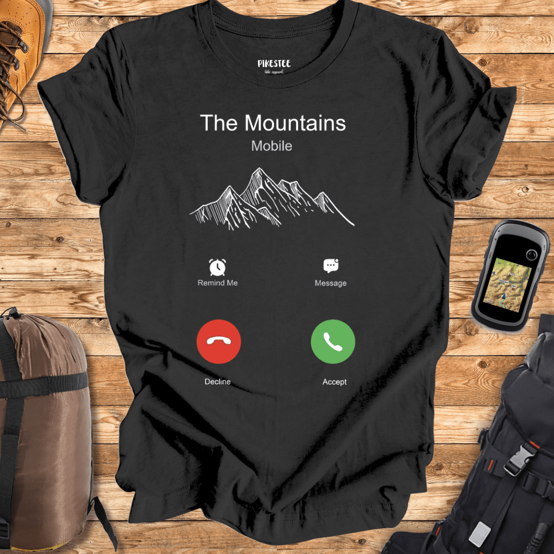 "The Mountains Call" Graphic T-shirt