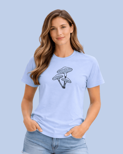 Mushrooms Hand drawn T-shirt