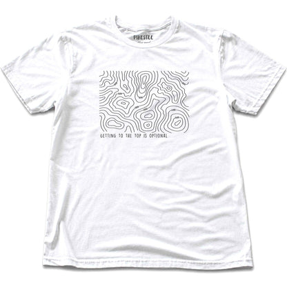 Topographic Lines T-shirt - White