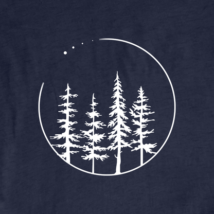 "Simple Line Trees" T-shirt