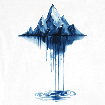 "Water dripping Landscape" graphic T-shirt