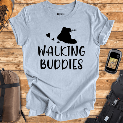 "Walking Buddies" graphic T-shirt