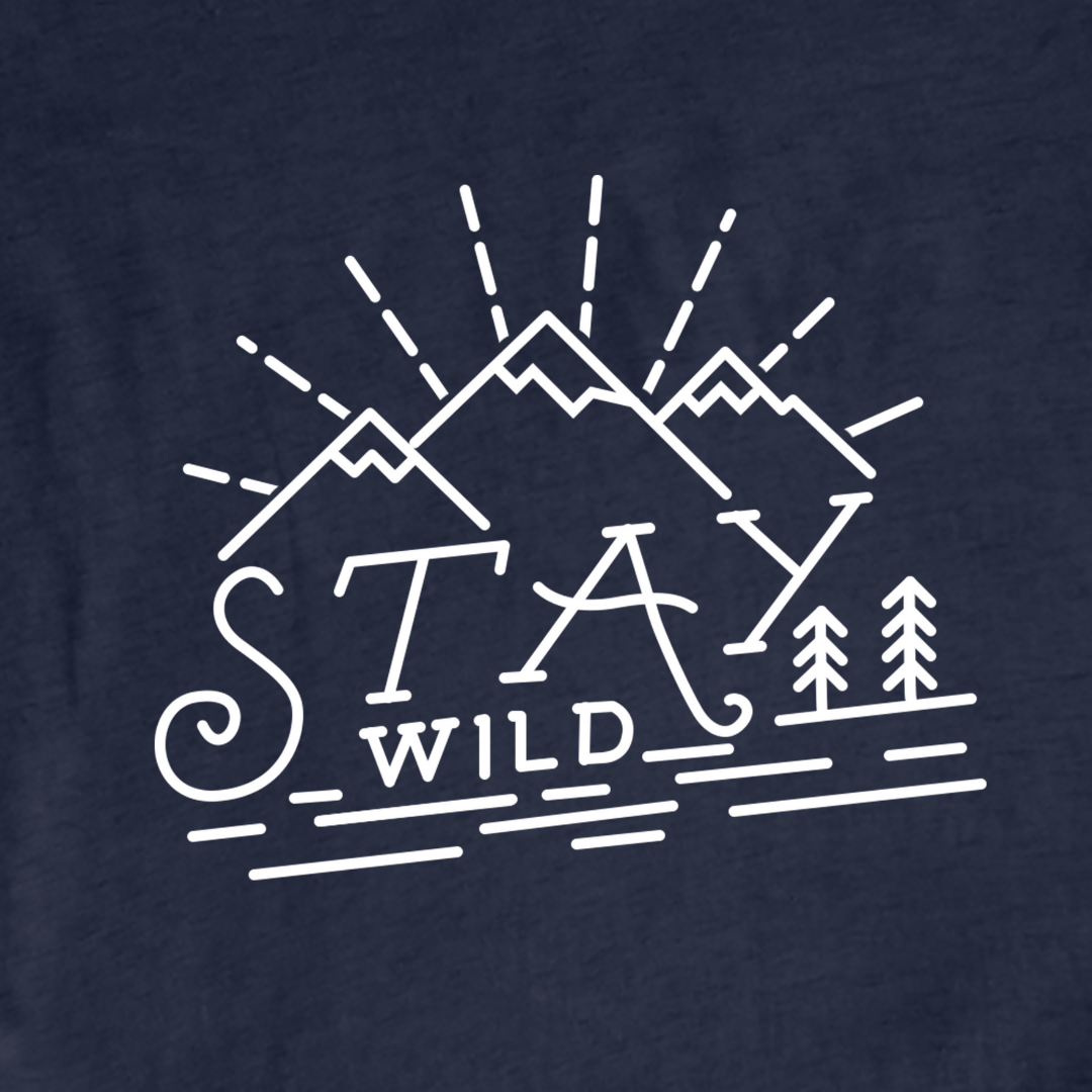 "Stay Wild" graphic T-shirt