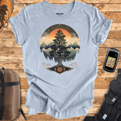 "One Tree Landscape" graphic T-shirt