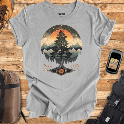 "One Tree Landscape" graphic T-shirt