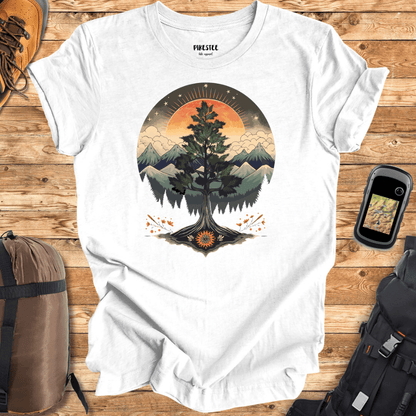 "One Tree Landscape" graphic T-shirt