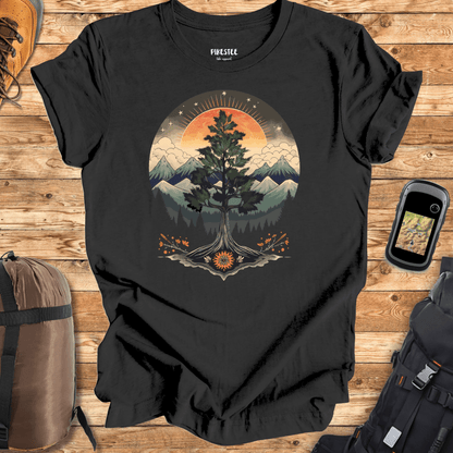 "One Tree Landscape" graphic T-shirt