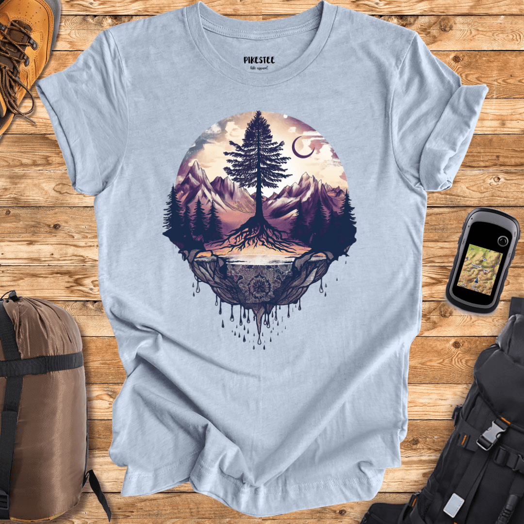 "Water Dripping Landscape" graphic T-shirt