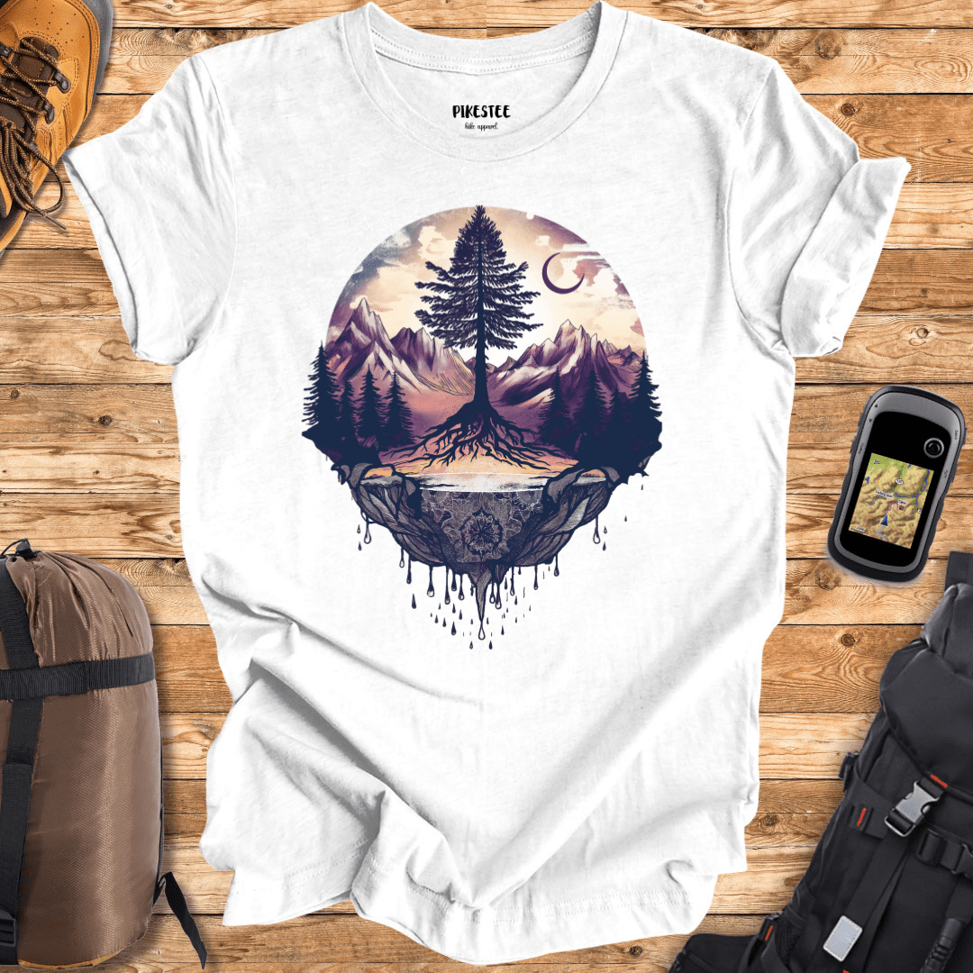 "Water Dripping Landscape" graphic T-shirt