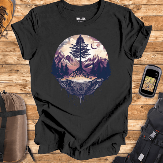 "Water Dripping Landscape" graphic T-shirt