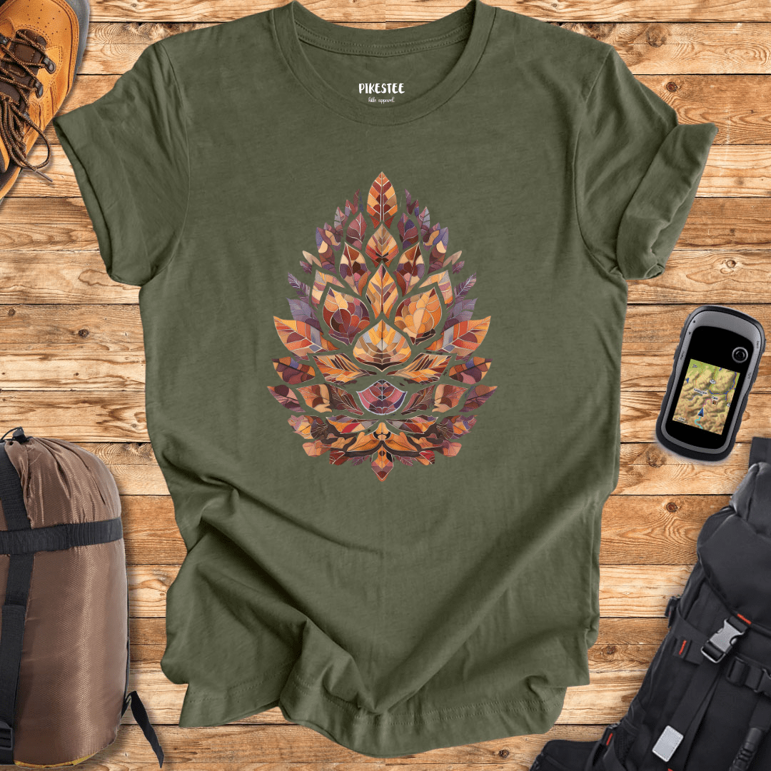 "Pine Cone" graphic T-shirt