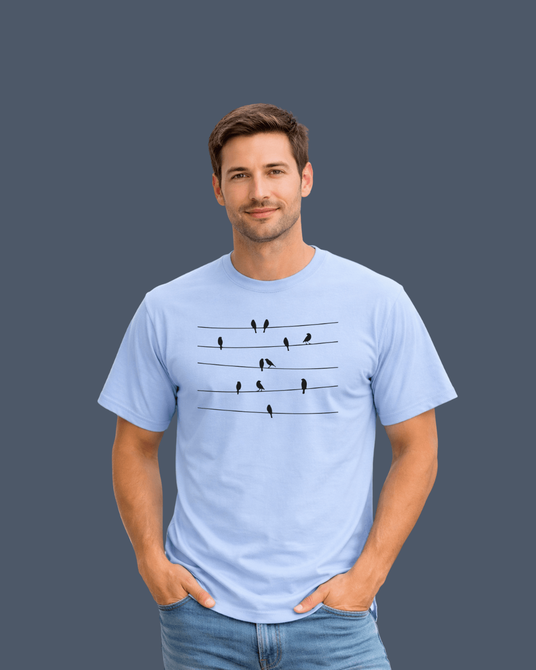 Birds Lines T-shirt