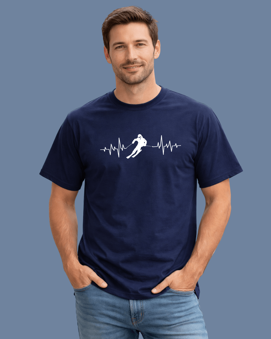 Heart Beat Skier T-shirt