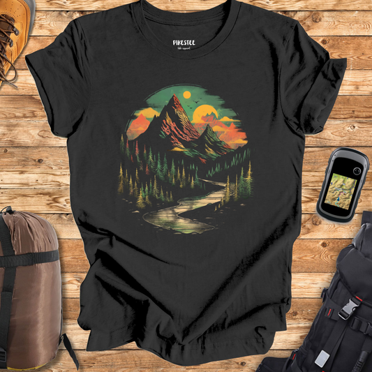 "Colorfull Wild Landscape" graphic T-shirt