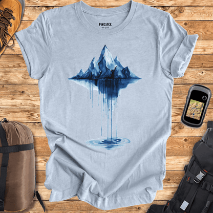 "Water dripping Landscape" graphic T-shirt