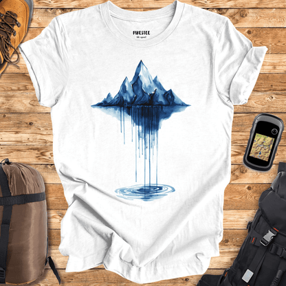 "Water dripping Landscape" graphic T-shirt