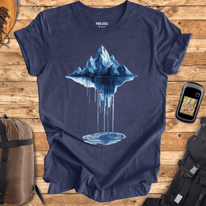 "Water dripping Landscape" graphic T-shirt