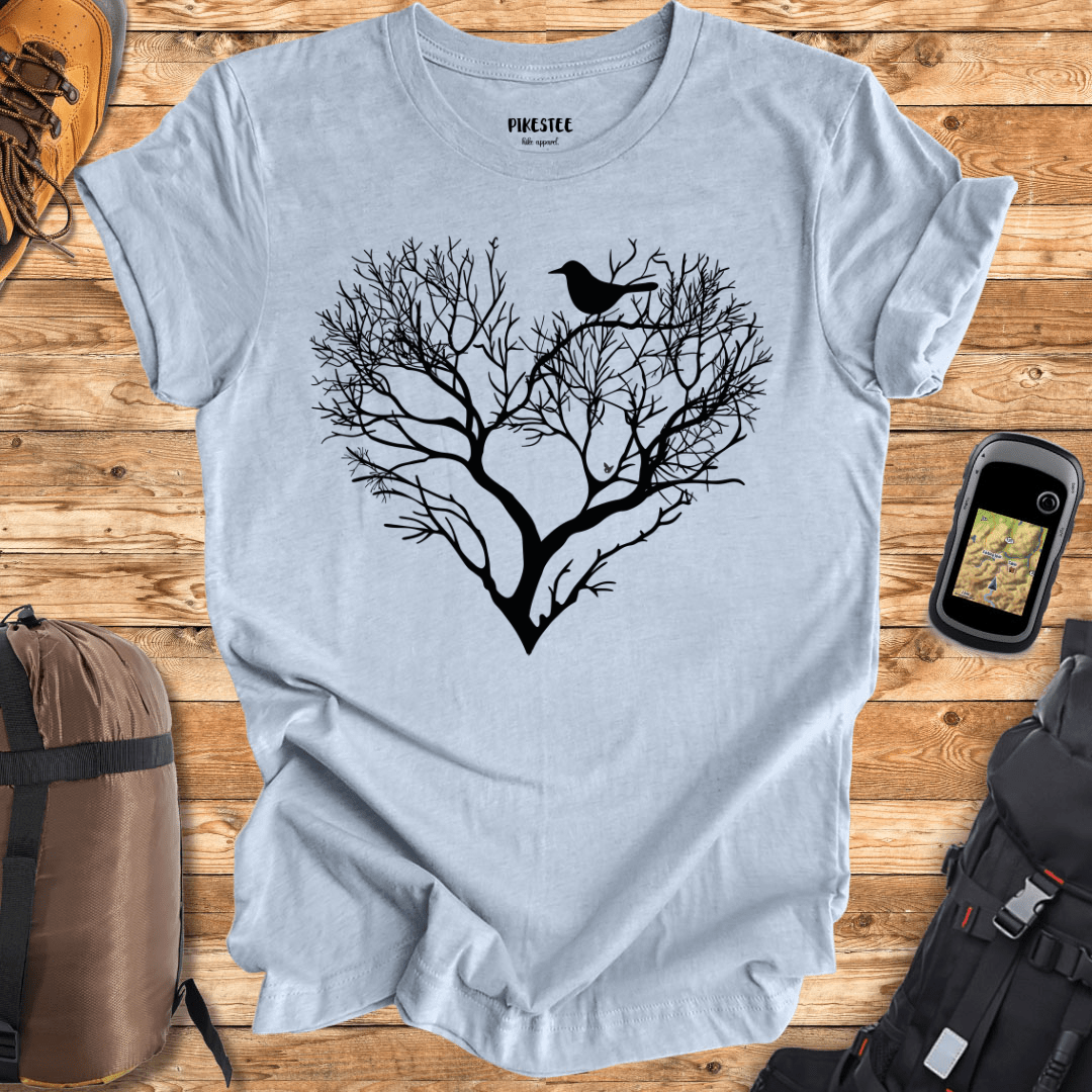 "Branches Heart" graphic T-shirt