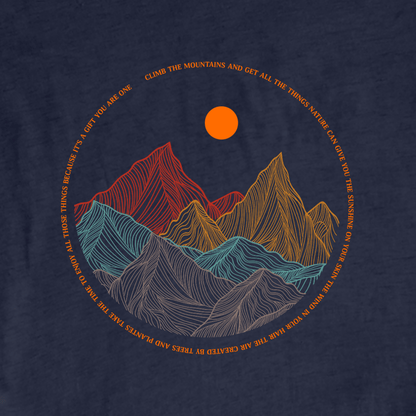 "Retro Landscape" graphic T-shirt