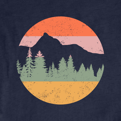 "Forest and hike colorfull Landscape" graphic T-shirt